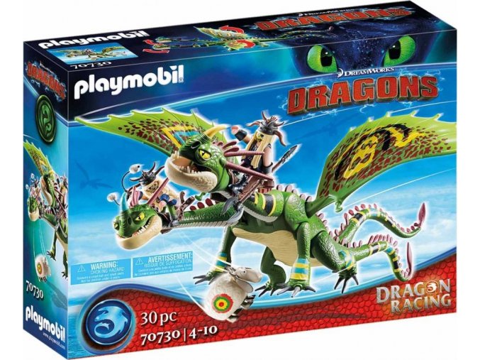 PLAYMOBIL 70730 Dragon Racing: Rafana a Ťafan s Krkounem a Blivounem