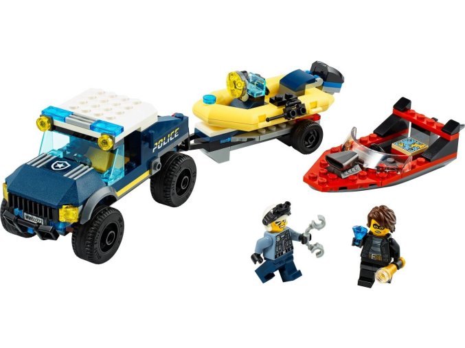 LEGO® CITY 60272 Přeprava člunu elitní policie