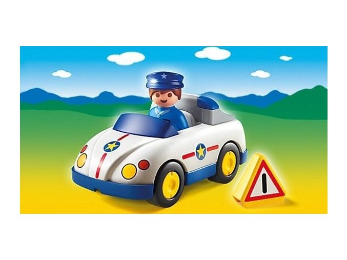 PLAYMOBIL 6797 Policejní auto (1.2.3)