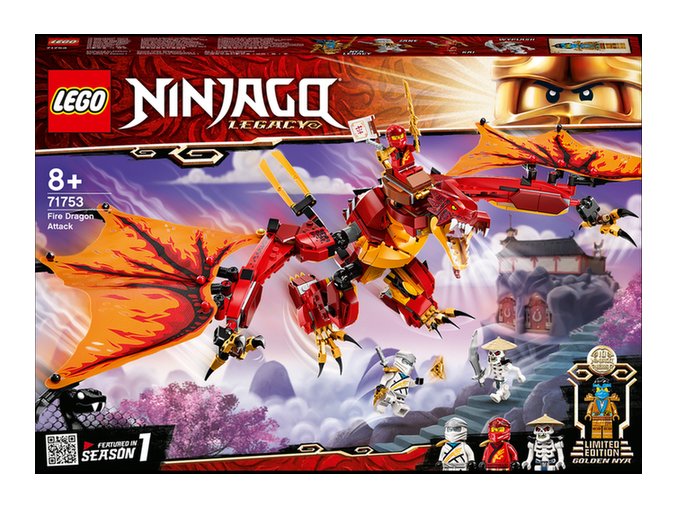 LEGO® NINJAGO® 71753 Útok ohnivého draka