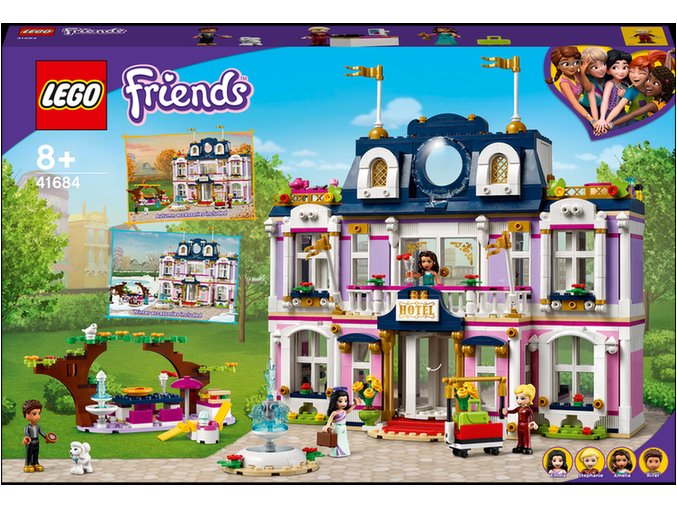 LEGO® Friends 41684 Hotel v městečku Heartlake