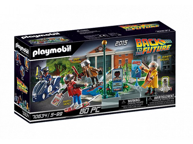 PLAYMOBIL 70634 Back to the Future II pronasledovani s hoverboardem 1