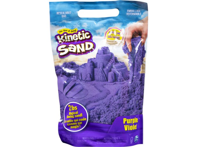 Kinetic sand fialový balení barevného písku 0,9 kg