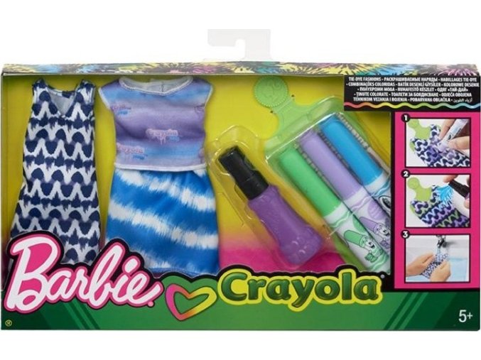 Barbie D.I.Y. Crayola batikování modrá