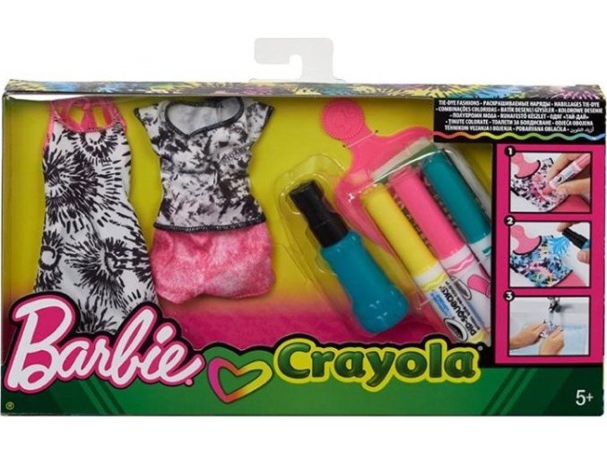 Barbie D.I.Y. Crayola batikování růžová