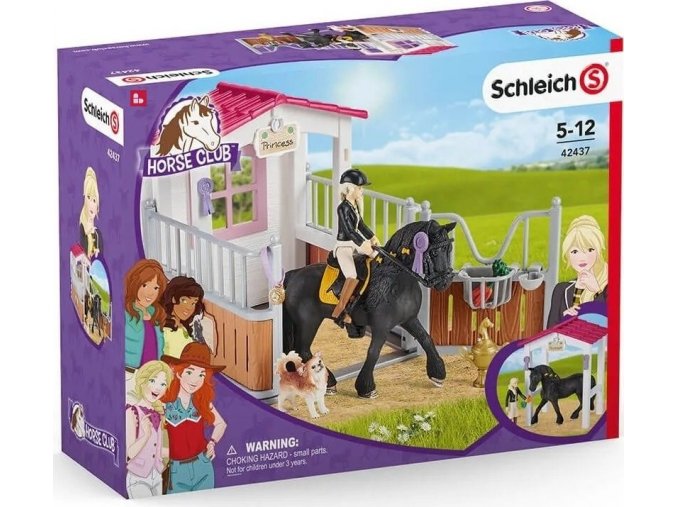 Schleich 42437 Stáj s koněm klubová Tori a Princess