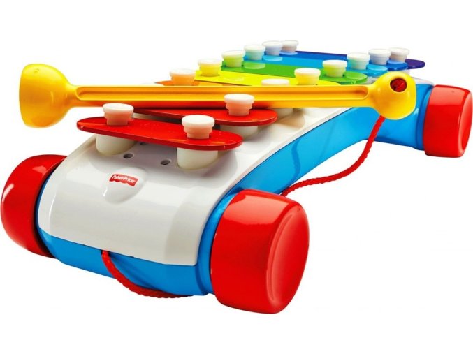 Fisher Price Zábavný tahací xylofon