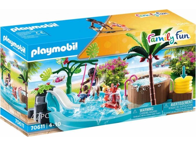 PLAYMOBIL 70611 Dětský bazén s vířivkou