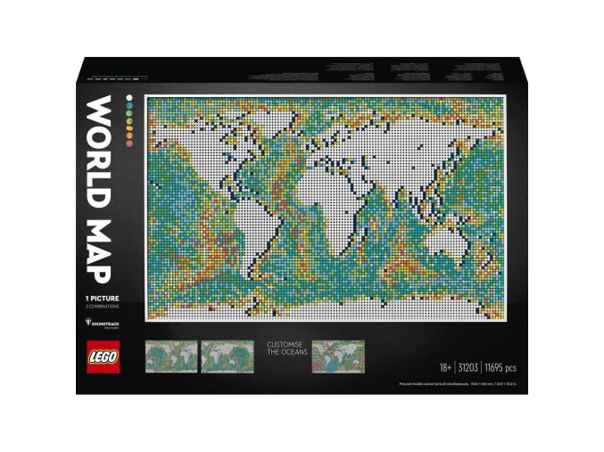 LEGO® Art 31203 Mapa světa