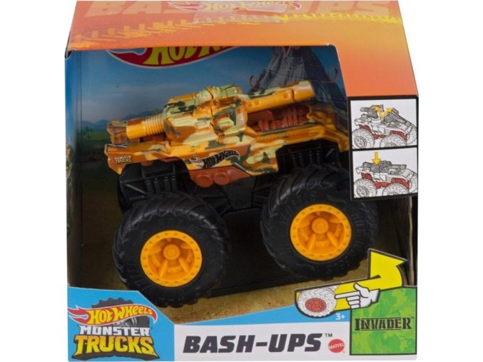 Hot Wheels® Monster Trucks Velká srážka Invader