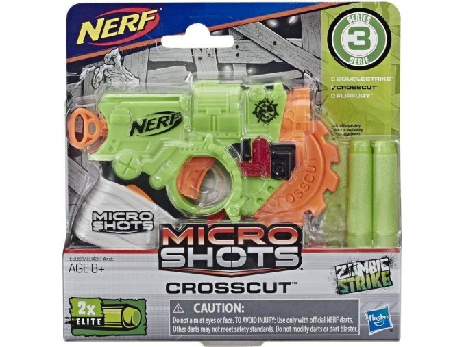 Hasbro NERF Microshots Crosscut, E3001