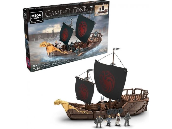 Mega Bloks Hra o trůny Targaryenská loď