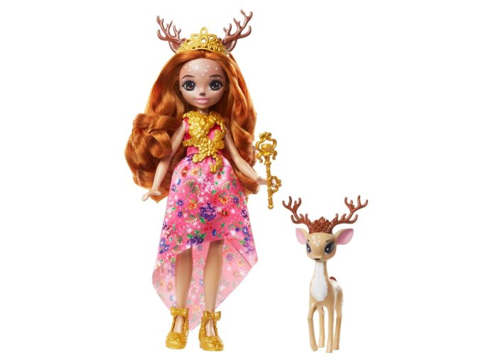 EnchanTimals Royal panenka se zviratkem Queen Daviana a Grassy 1