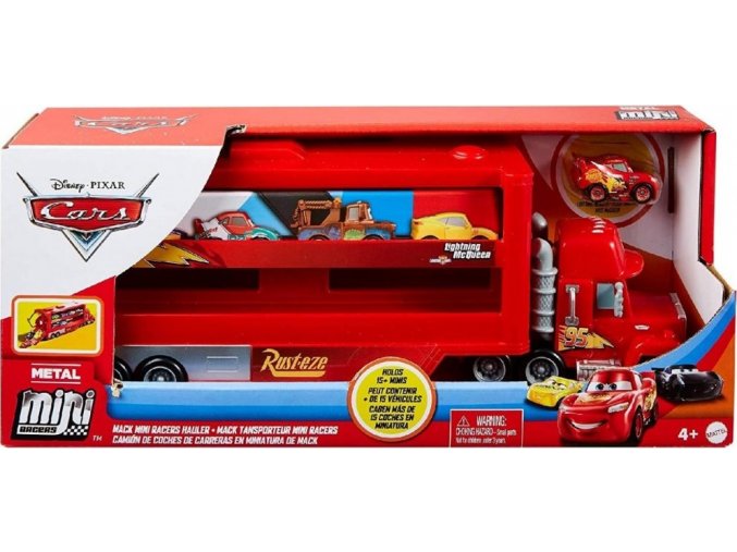 Cars 3 Mini transportér Mack a Blesk McQueen