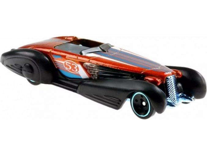 Hot Wheels Orange & Blue tematický angličák CUSTOM CADILLAC FLEETWOOD