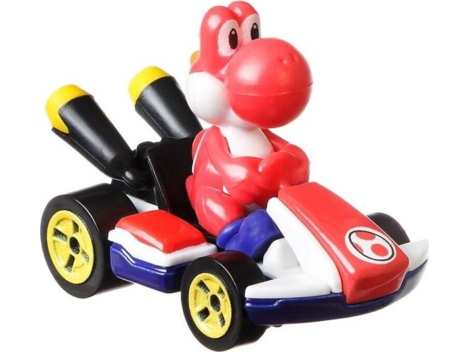 Hot Wheels Mariokart RED YOSHI