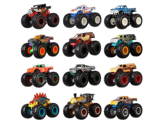 Hot Wheels® Monster Trucks ULTIMÁTNÍ CHAOS set 12 aut
