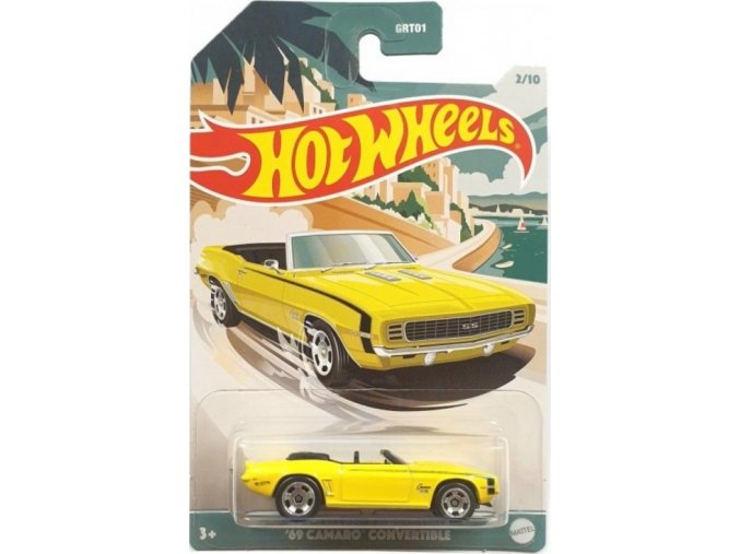 Hot Wheels Angličák Premium 69 Camaro Convertible