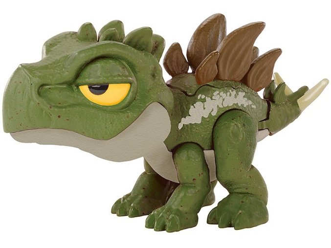 Jurský svět Snap Squad Stegosaurus s pohyblivou čelistí