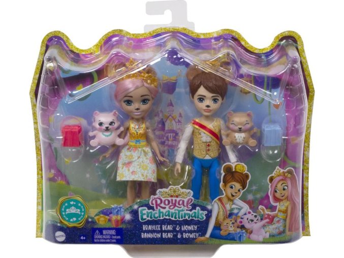 Enchantimals panenky kouzelné příběhy medvídek
