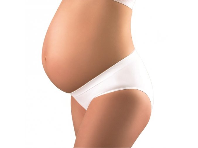Kalhotky podbrišní pro těhotné ženy  White vel.L