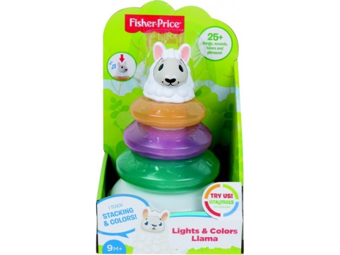 Fisher Price Linkimals Mluvící lama s kroužky CZ