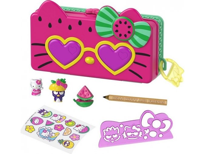 Hello Kitty Penál hrací set Pláž