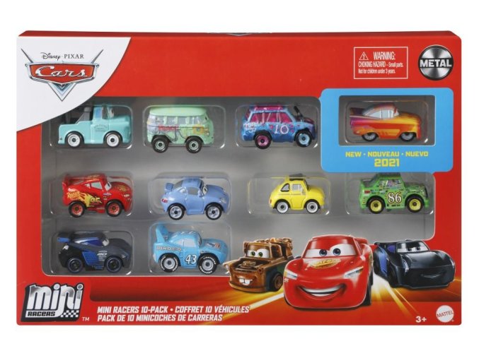 Cars mini auta 10 ks 1