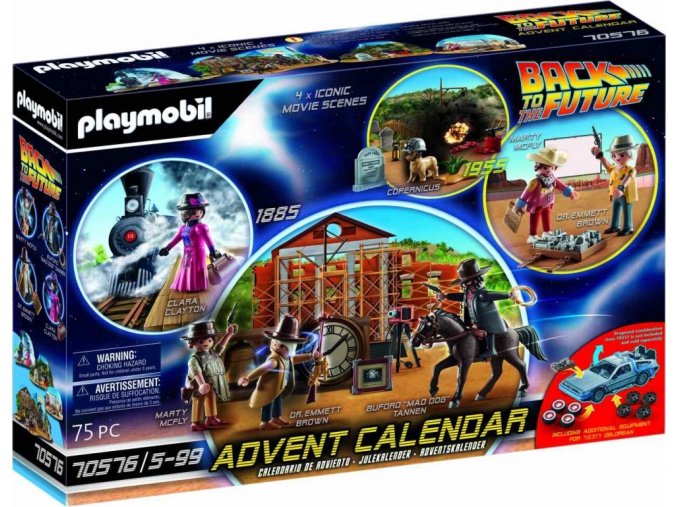 PLAYMOBIL® 70576 Adventní kalendář Back to the Future III