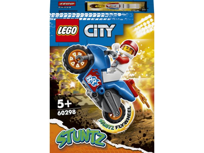 LEGO® City 60298 Kaskadérská motorka s raketovým pohonem