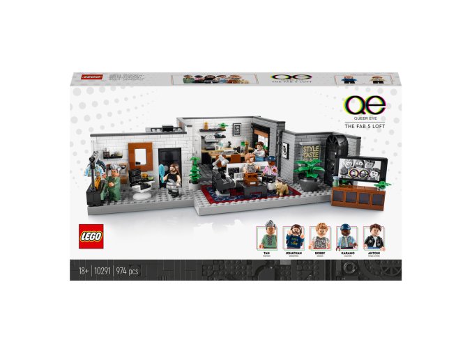 LEGO® Creator Expert 10291 Queer tým – byt „Úžo Pětky“