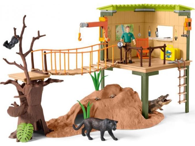 Schleich 42507 Dobrodružná stanice v džungli