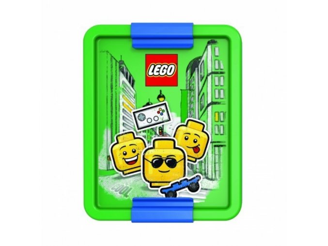 LEGO ICONIC Classic Boy box na svačinu modrá-zelená