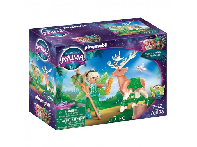 PLAYMOBIL® 70806 Ayuma - Forest Fairy s pohádkovou zvířecí duší