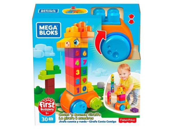 Mega Bloks First Builders Kostky s čísly