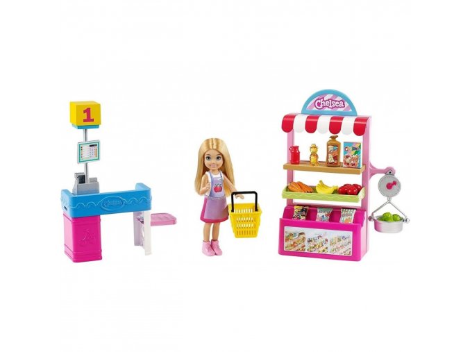 Barbie Chelsea a obchod s potravinami
