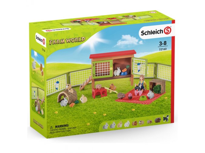 Schleich 72160 Piknik s malými domácími mazlíčky