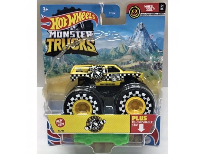 Hot Wheels® Monster Trucks Kaskadérské kousky Taxi