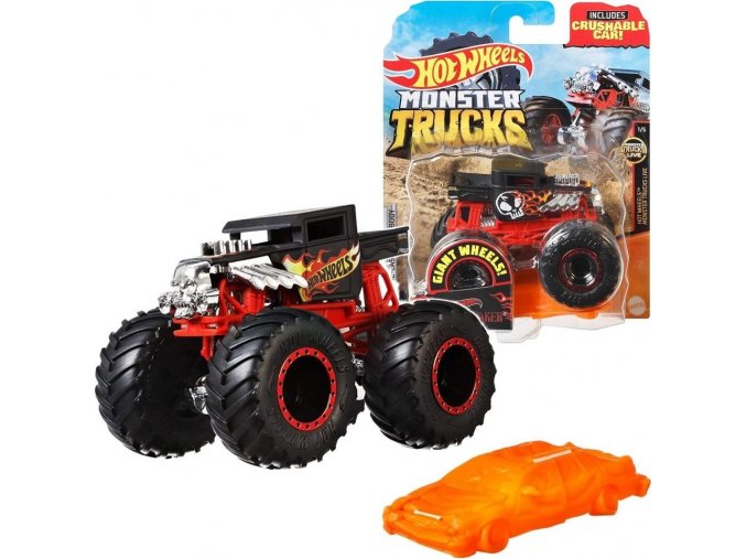 Hot Wheels® Monster Trucks Kaskadérské kousky Bone Shaker