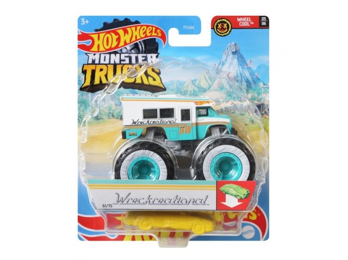 Hot Wheels® Monster Trucks Kaskadérské kousky Wreckreational