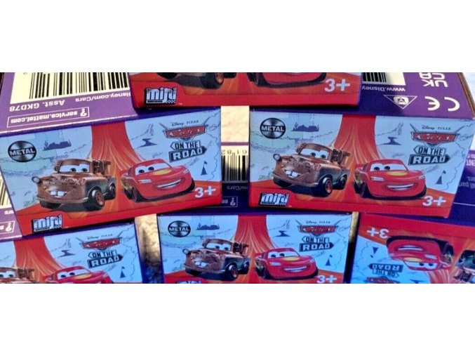 cars 3 mini auta krabicka s prekvapenim 3