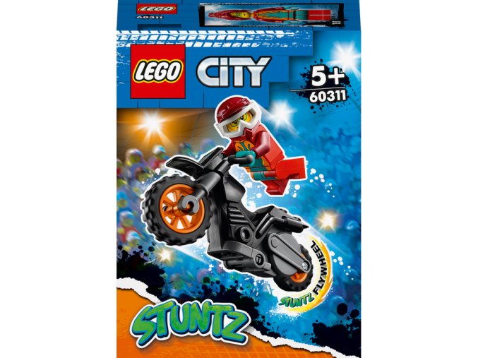 LEGO® City 60311 Ohnivá kaskadérská motorka