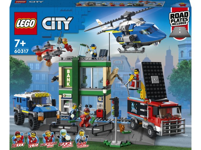 LEGO® City 60317 Policejní honička v bance