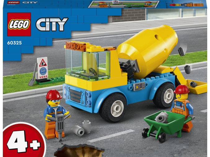 LEGO® City 60325 Náklaďák s míchačkou na beton