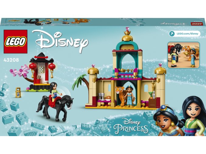 LEGO® I Disney Princess™ 43208 Dobrodružství Jasmíny a Mula