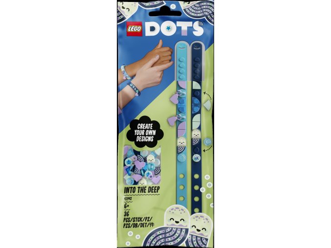 LEGO® DOTS 41942 Náramky s ozdobami – v hlubinách oceánů