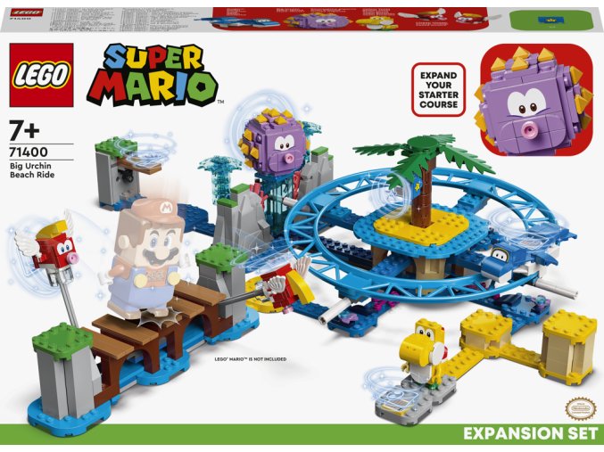 LEGO® Super Mario™ 71400 Plážová jízda s Big Urchinem – rozšiřující set