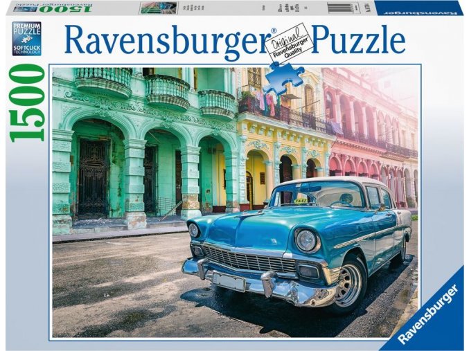 Puzzle Auta na Kubě 1500 dílků