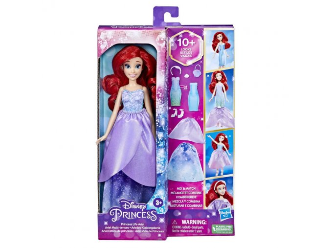 Disney Princess panenka Ariel s modnimi doplnky 4