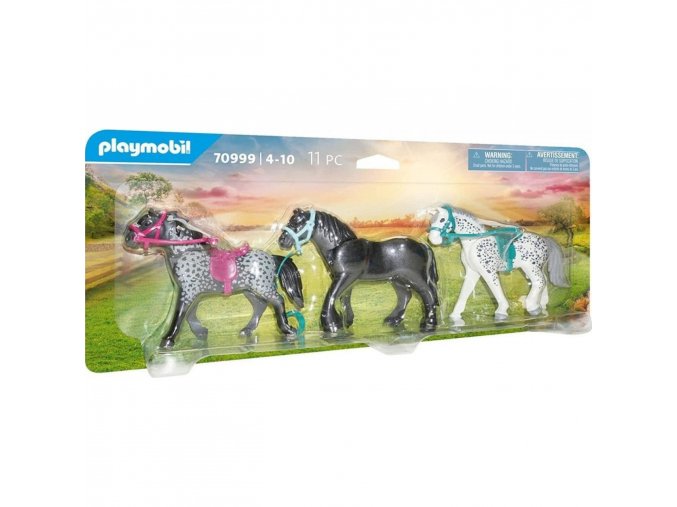 PLAYMOBIL® 70999 Tři koně Fríský, Knabstrupský a Andaluský